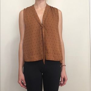 4Sienna rust blouse tank